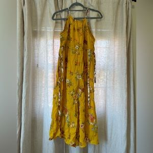 FREE PEOPLE YELLOW JUMPSUIT
